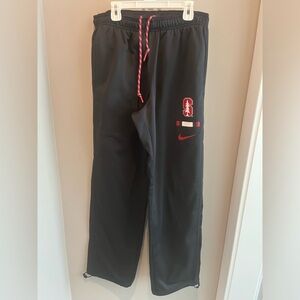 EUC Men’s Fleece Lined Black Nike Sweatpants with Stanford Logo - Size Medium